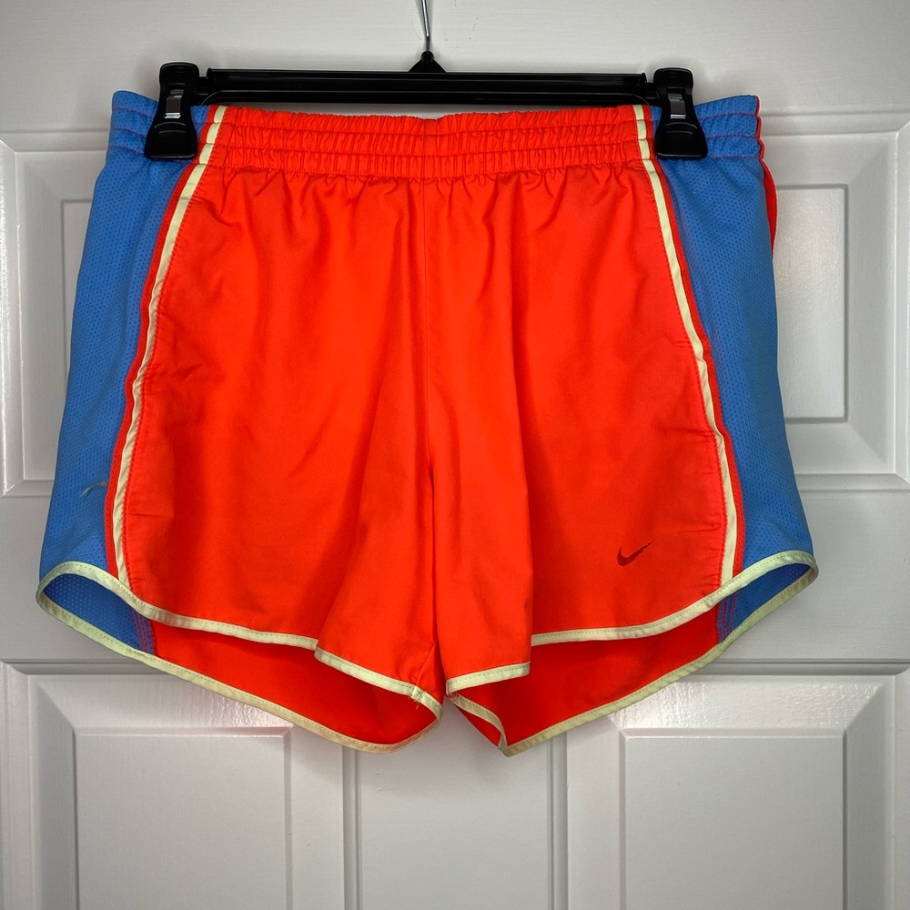 Coral Nike Track Shorts